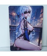 Jingliu Premium Waifu Card Anime Girl Wall Art Double Sided Oversized Bo... - $428.96 MXN