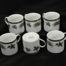 Fairfield Wintergreen Cups Lot of 6 Christmas Holiday - £20.35 GBP
