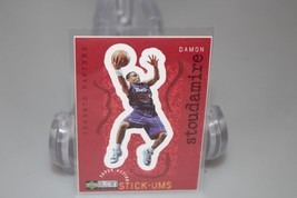 1997-98 Collector&#39;s Choice Stick-Ums Basketball Card #S26 Damon Stoudamire - £0.77 GBP