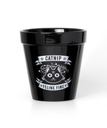 Alchemy Gothic GPP3 Catnip Plant Pot Kitchenware Ceramic Feline Cat In/o... - $25.00