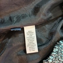 Banana Republic RN#54023 Women's Black & Green Wool & Acrylic Skirt Size 4 image 4