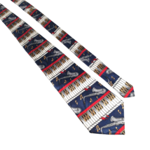 Steven Harris Necktie Tie Piano Sax Jazz Music Teacher Office Work Casual Gift - £21.94 GBP