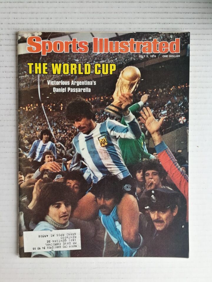 Primary image for Sports Illustrated July 3, 1978 Argentina World Cup Soccer Champion - 823