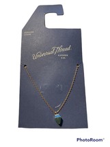 Nwt Universal Thread Semi Precious Genuine Stone Green Adventurine Necklace - £7.54 GBP