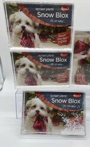 (3) Adventa Personalized Snow Globe Blox Instant Shaker 4&quot;x6&quot; Custom Pho... - £23.69 GBP