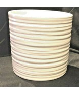 Planters Ceramic Vase Round Table Vase/ Centerpiece White LOT OF 4 - $39.60