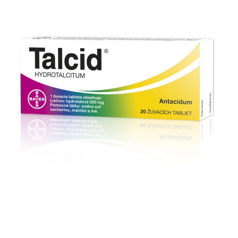 Talcid x20 Chewable Tablets ( PACK OF 10 ) acute and chronic gastritis.