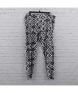 Riley James Leggings Womens 22/24W White Black Geomertic Aztec Pull On P... - £14.91 GBP