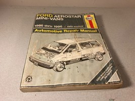 Haynes Ford Aerostar Mini Vans 1986-1996 2WD Models Auto Repair Manual - £9.48 GBP