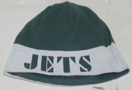 NFL Team Apparel Licensed New York Jets Green Reversible Knit Hat image 3