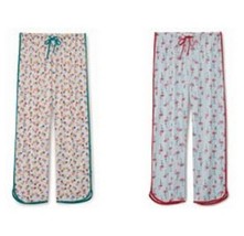 Yarn &amp; Sea Rayon Challis Sleep Pants (Yellow Pineapple, Pink Flamingo) XL NWT - £14.12 GBP