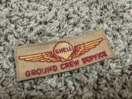 Vintage Shell Ground Crew Service Patch WW2 Era Uniform Employee Gas Oil - $49.49