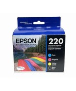 4-Epson DURABrite Ultra 220 Ink Cartridges Black/Cyan/Magenta/Yellow, 09/24 - £15.52 GBP
