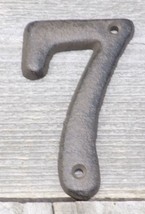 Rustic BROWN Cast Iron Metal House Numbers Street Address # Phone Number... - $5.94