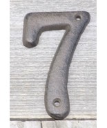 Rustic BROWN Cast Iron Metal House Numbers Street Address # Phone Number... - $111.29 MXN