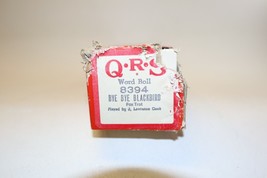 QRS 8394 Bye Bye Blackbird (Fox Trot) Piano Roll by Performed by Lawrenc... - $7.91