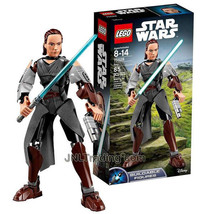 Year 2017 Lego Star Wars Figure 75528 - REY with Blaster and Lightsaber ... - $44.99