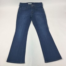 Levis 515 Boot Cut Womens Jeans Size 6 Medium Blue Stretch Dark Wash - $23.74