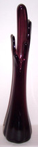 Fenton Glass Art Purple Color Depression Glass Large Swung Designed Vase - £118.64 GBP