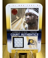 Jermaine O&#39;Neal 2004-05 Skybox E-XL Game-Used  Jersey Card #d 66/75 R - $7.03
