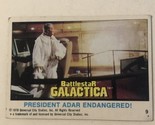 BattleStar Galactica Trading Card 1978 Vintage #9 Lew Ayers - £1.57 GBP