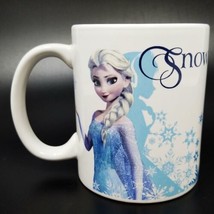 Disney Frozen Elsa Snow Queen Coffee/Hot Chocolate Snowflakes Cup Mug 10oz - £8.73 GBP