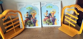 NOS The Muppet’s Sesame Street Characters Bookends Set 1980 See Pictures - $23.74