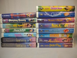 Lot of Disney Classics VHS-Diamond Collection, Masterpiece and more... - £15.84 GBP