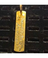 Really awesome gold keychain~proud to be an American - €21,14 EUR