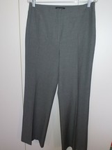 Talbots Ladies Gray &quot;Heritage Wide Leg&quot; Stretch PANTS-10-23% WOOL-BARELY Worn - £6.84 GBP