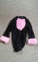 Cute Lillian Vernon Size 2-4 Black Leotard with Pink Faux Fur Long Sleev... - $8.99
