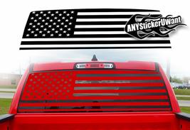 ANYStickerYouWant - USA American Flag Rear Window Vinyl Decal Fits and Compatibl - £53.14 GBP