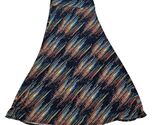 Black Multi Color LuLaRoe MAXI Skirt Yoga Waistband Sz Small (6-8) - $11.52