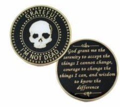 Grateful I’m Not Dead Recovery Medallion  - £15.97 GBP