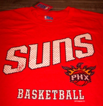 Vintage Style Phoenix Suns Nba Basketball T-Shirt Mens Large New w/ Tag - £15.82 GBP