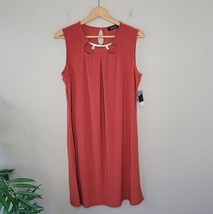 NWT Nine West | Burnt Orange Sleeveless Tank Dress, size 8 - £22.08 GBP