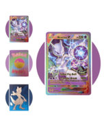 Novelty Pokemon Art Card (WW39): Mewtwo V 030/078, Rainbow Foil - $365.04 MXN