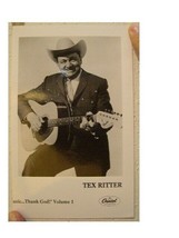Tex Ritter Press Kit Photo - £21.20 GBP
