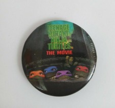 1991 Teenage Mutant Ninja Turtles The Movie Coming Out Of The Sewer 2&quot; Pin  - $3.87