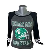 Michigan State University State Bleed Green and White MSU Shirt Top Size... - $24.39 CAD