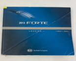 2013 Kia Forte Owners Manual Handbook OEM D01B17054 - £11.65 GBP