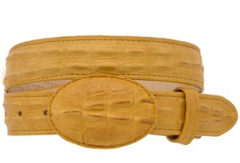 Kids Buttercup Western Belt Cowboy Wear Crocodile Pattern Leather Rodeo Buckle - £16.02 GBP
