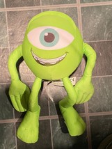 Monsters University 12&quot; Talking Mike Wazowski Plush *Pre Owned/Loose* eee1 - £17.57 GBP