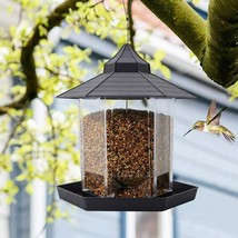 Hanging Wild Bird Feeder Squirrel Proof Seed Food Yard Garden Outdoor Decoration - £31.46 GBP