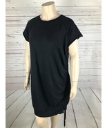 MARC NEW YORK Active Plus Size Black Short Sleeve T-Shirt Dress NWT 1X - £15.75 GBP