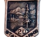 Vintage Washington State Parks Employee 20 Year Service Pin Sterling Silver - $26.68