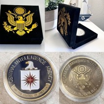 Central Intelligence Agency (CIA) Special Agent Challenge Coin with velv... - £19.05 GBP