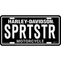 Harley Davidson SPRSTR Embossed Metal Novelty Car License Plate Auto Tag - £7.03 GBP