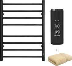 8 Bars Electric Stainless Steel Heated Towel Racks For Bathroom, Hot, In Timer. - £145.47 GBP