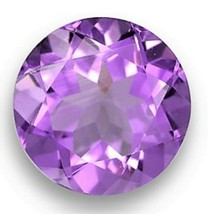 Amethyst Round Cut Gem 4mm Purple African Genuine Gemstone Natural Loose Faceted - £3.15 GBP
